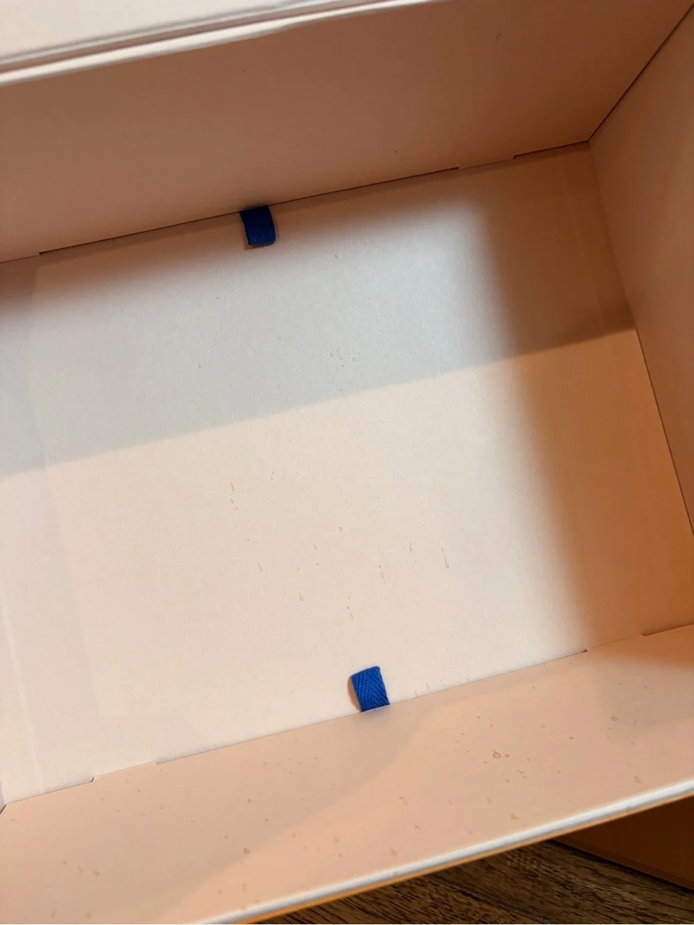 Louis Vuitton Orange Box with Blue Ribbon
